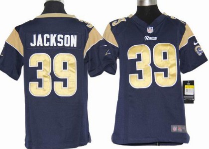 Nike Jersey Navy Blue Game youths St. Louis Rams 39 Steven Jackson